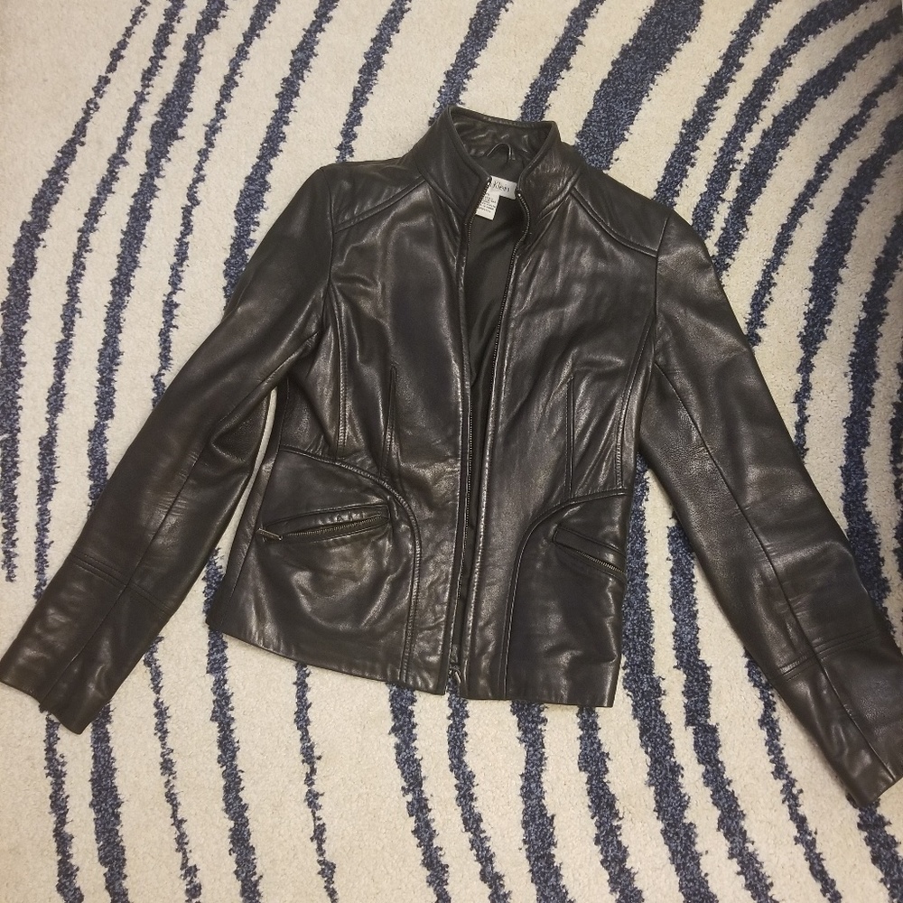 Leather jacket